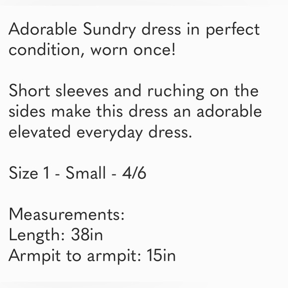 ANTHROPOLOGIE / SUNDRY MINI DRESS - Picture 4 of 5